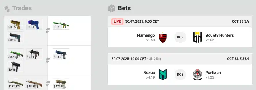 ставки скінами в кс го